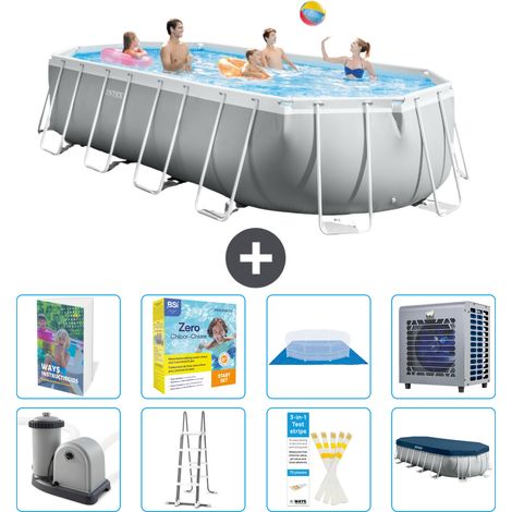 Prism Frame Pool Oval - 610x305x122 cm - 9-teilig S606 (1/4)