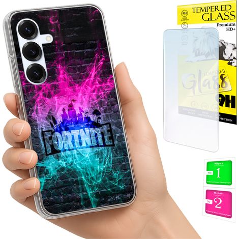 Funda para Samsung Galaxy S25 FE con cubierta para foto, cubierta trasera + cristal 9H (1/5)