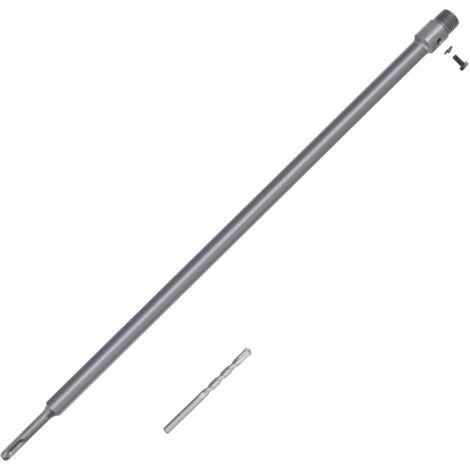 Rallonge pour scie cloche carbure SDS Plus 600 mm – Filetage M22 – Acier à outils – Compatible trépans 68/82 mm béton (1/5)