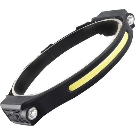 Induction au siliconeLED Lampe Frontale USB Rechargeables, Lampe Frontale à capteur de Mouvement Projecteur léger imperméable 3 modes pour l'extérieur, Randonnée, Camping, Pêche, Réparation [Classe é