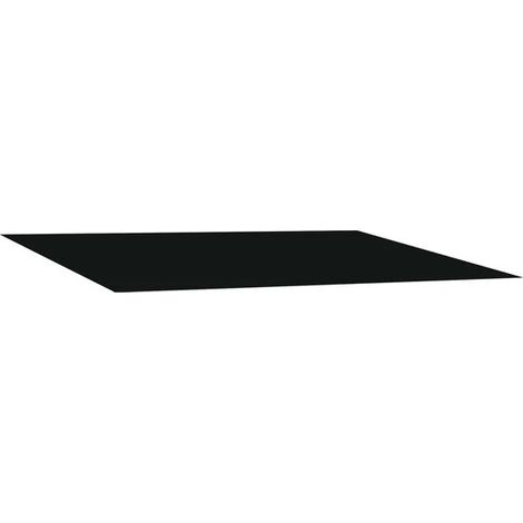Toile de rechange pour auvent, noire, 300 x 250 cm, polyester. (1/5)