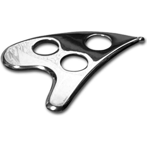 Gua Sha - Lame En Acier Inoxydable Pour Massage Visage Corps - Pour Soins Esthétiques Et Bien-Être - 1 Pièce (1/4)