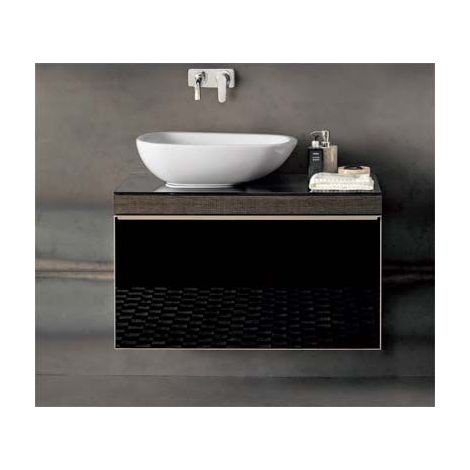 Mobile lavabo Pozzi Ginori Citterio 51x55x89 cm sabbia sx