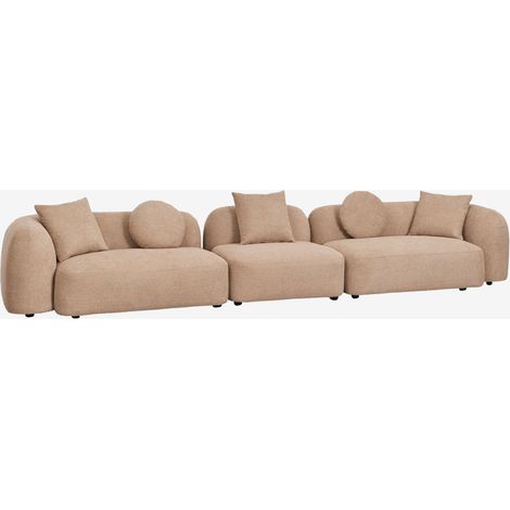 Sofá modular de 3 piezas en chenilla Coco SKLUM             