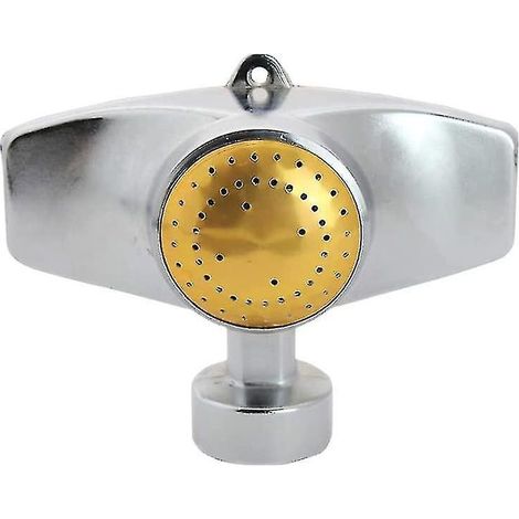 Arroseur de pelouse de jardin à pointe métallique, rotation 360 degrés pour arrosage uniforme et couverture complète du terrain extérieur