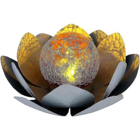 Décoration de jardin Fleur de lotus solaire - (1/5)