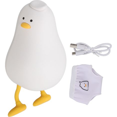 Rechargeable Chauffe-mains Canard Mignon 4000mAh Chauffage Rapide 3s Double Mode Électrique pour Téléphone Tablette Hiver (1/5)