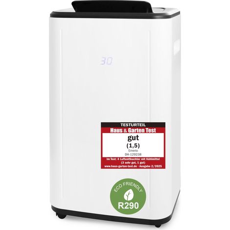 Déshumidificateur avec R290, 30 l/jour, arrêt automatique lorsqu'il est plein, taille de la pièce jusqu'à 60 m², écran LED, minuterie, fonction de séchage pour vêtements (1/5)