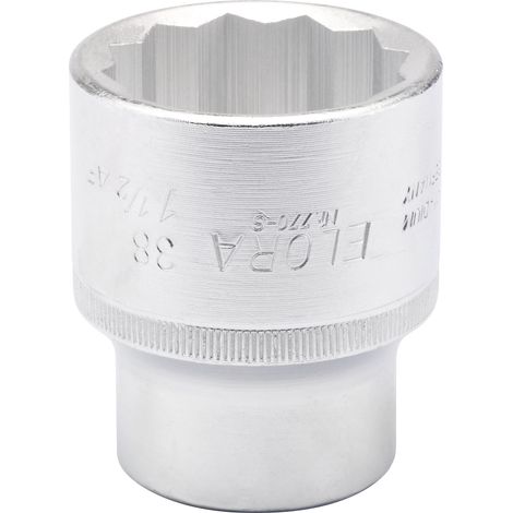 Draper 38mm (1.5 inch) Bi-Hexagon Socket for 3/4" Square Drive – Metric 3/4" Hexagon Sockets (Model 00814) (1/5)