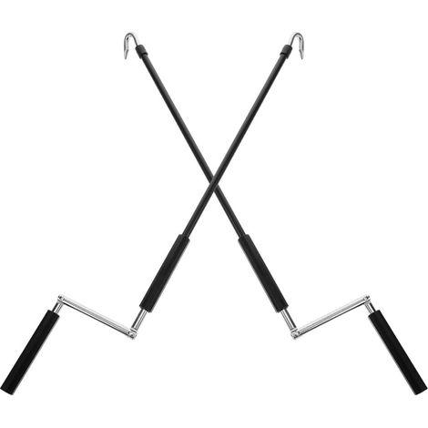 2pcs Baguette de Store Robuste en Métal et Plastique Remplacement Manivelle de Store Accessoire Pratique et Gain de Place (1/5)