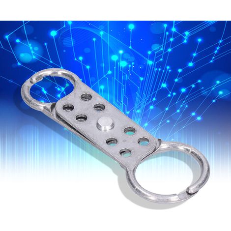 Funkenbeständiges Aluminium-Doppelkopfschloss, Sicherheitsschloss, Achtloch-Expander, 8-reihiges Vorhängeschloss, Mehrpersonen-Schlossanhänger, DHA-01 (1/5)
