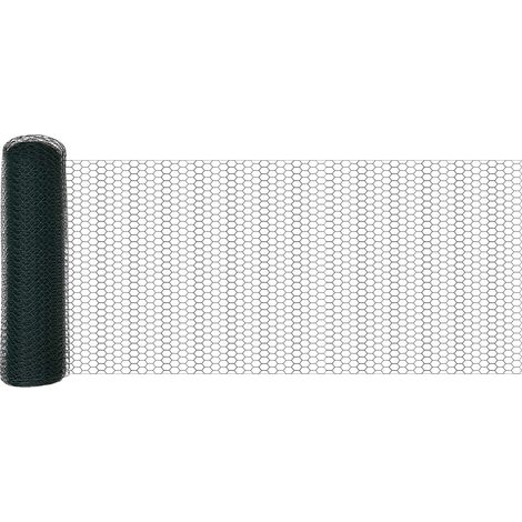 Maison Exclusive - Hexagonzaun Grün 0,6 x 10 m PVC