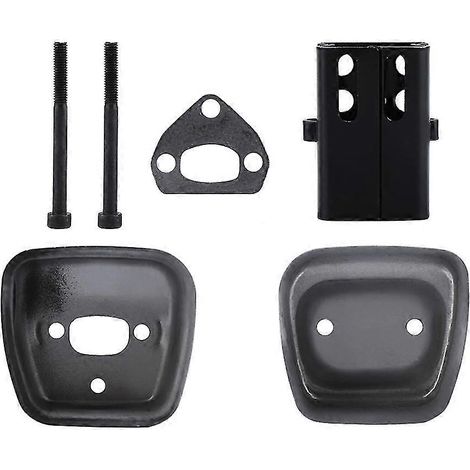 Silencieux d'échappement et protection de refroidissement pour tronçonneuse Husqvarna n° 545006044 pour les modèles 142, 137, 141, 36 et 41 (1/3)