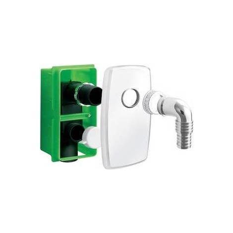 BOX DA INCASSO COMPACT CON SIFONE ESTRAIBILE Misura: Bianco