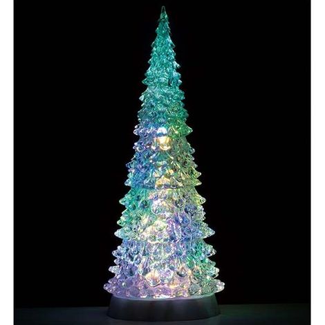 Albero luminoso multicolor LEMAX 94510 VILLAGGIO DI NATALE Crystal lighted tree, 4 color changeablr & color Transformation