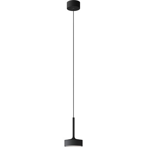 Hole Sospensione Nero/Nero LED 13W 38° IP20 3000K CRI90 - Lampada a sospensione potente in alluminio per interni - Rossini Group (1/5)