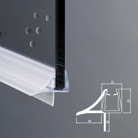 Guarnizione Box Doccia con Gocciolatoio  Vetro 4mm  EC-10-429-100