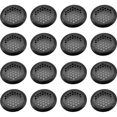 Grille Ventilation Inox Ronde, 16 Pièces Maille Trou D'aération, Acier Inoxydable Grille D'aération Trou, Grille D'évacuation Ventilation, pour Armoire Cuisine, Meubles, Armoire à Chaussures (1/5)