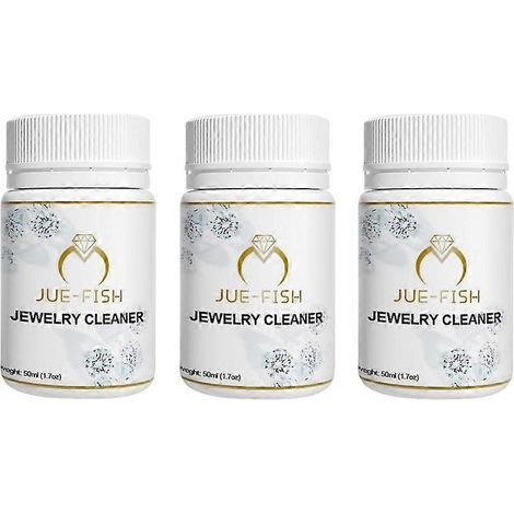 Nettoyant pour bijoux 3X, solution de nettoyage liquide pour l'entretien des bijoux en argent et or, boucles d'oreilles et bagues. (1/5)