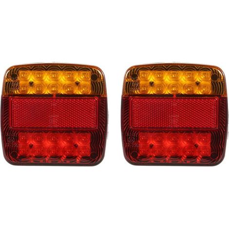 26 LED 12V Brems-/Rückleuchten für Lkw, Anhänger, Transporter, Busse, Geländewagen und Pickups (1/5)