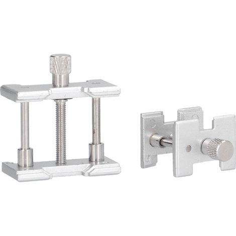 Étaux de Réparation pour Mouvement de Montre 2 Pièces, Support Ajustable en Alliage d'Aluminium pour Horlogerie (1/5)