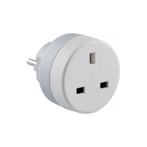 ADAPTADOR ENCHUFE VIAJE 2P+T B