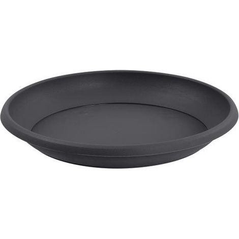 Soucoupe UNIVERSELLE Gris anthracite Ø15 cm, pour pot Ø 20 cm - EDA