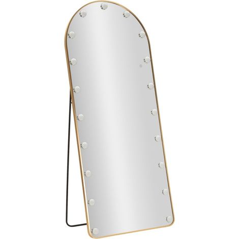 HOLLYWOOD ARC LED-STANDSPIEGEL 70X6-45X170 CM (BELEUCHTUNG MIT 3 FARBTEMPERATUREN) (1/5)