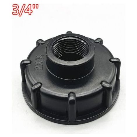 Adapter IBC S60x6 Hahn für 1000-Liter-Flaschen, 3/4 von Pollice (Versione Convessa Esterna a 6 Punti (3/4") Ispessito) (1/3)