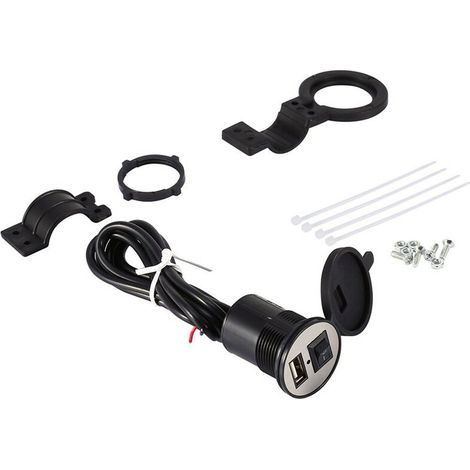 12V wasserdichtes USB-Motorrad-Handyladegerät (1/4)