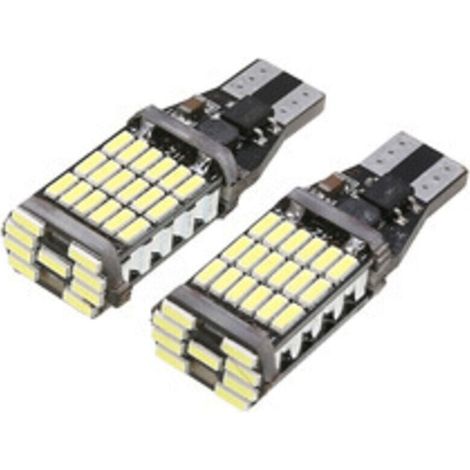 Ampoules de feu de recul LED 912 921, puces 2835 15-SMD haute puissance, ampoules T15 906 922 W16W sans erreur, feux de jour blancs 6 000 K (mise à niveau, lot de 2) (1/3)