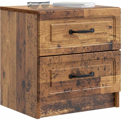 Maison Exclusive - Nachttisch Altholz 43 x 34,5 x 44,5 cm Holzwer