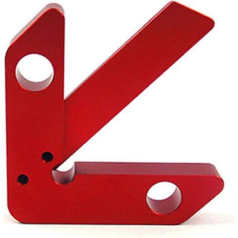 Outil de mesure pour menuiserie – Gabarit centrage et règle d’angle avec angles précis de 45° et 90° (1/5)