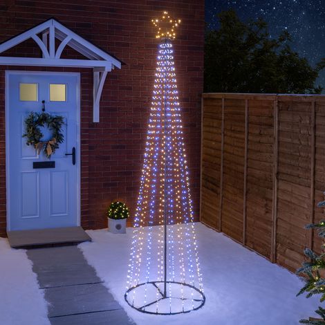 Maypole Christmas Tree White & Warm White Micro LED 2.5m (1/5)