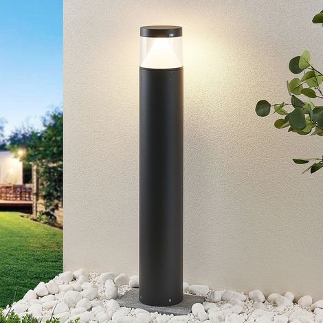 [GEBRAUCHT] Lucande Led Pollerleuchte Darja Wegelampe Lampe Leuchte Dunkelgrau Alu 100cm 18 W B-Ware