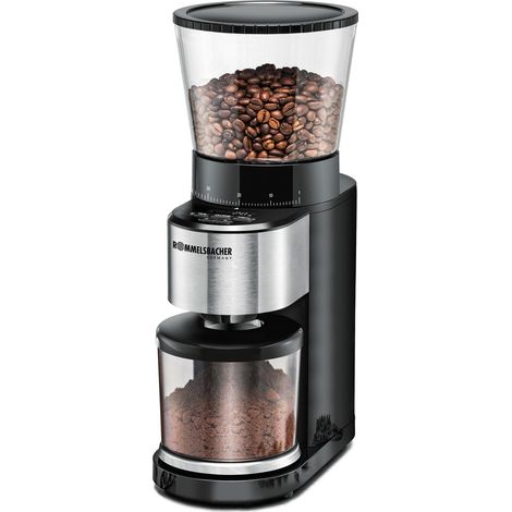 Macina caff� PRO Rommelsbacher EKM 500 con bilancia integrata, 230 V, 138 mm, ideale per espresso con illuminazione LED (1/5)