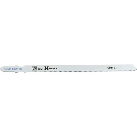Pack de 5 lames de scie sauteuse TLM11021Bi pour métal 110mm - HANGER - 150213 (1/2)