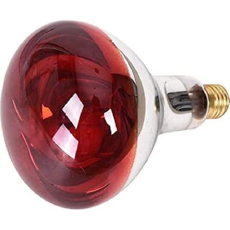 Ampoule chauffante infrarouge 250 W – Verre de quartz dur – Pour chauffage d'élevage et soins animaux – Lumière rouge (1/5)
