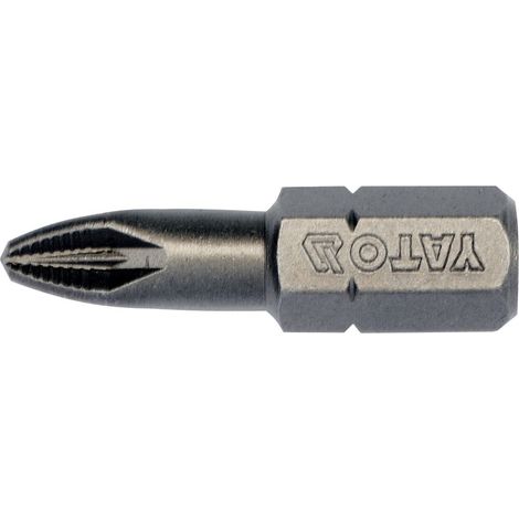 Punte per cacciavite pz2 x 25mm 10 pezzi YT-04712 yato (1/2)