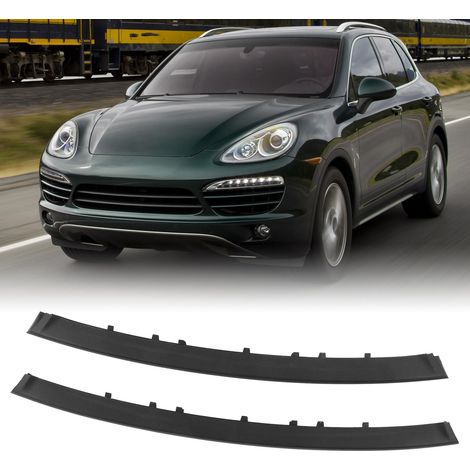 Zwei untere Kühlergrillblenden, 95850597300 und 95850597400, passend für Porsche Cayenne 958 2010-2014 (BBS-11KY-006 + BBS-11KY-007), übergroß. (1/5)