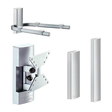 Staffa supporto televisore muro set space system lcd 30 platino meliconi