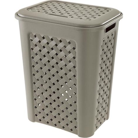 PATTUMIERA ARIANNA CON CAPIENZA DA 10LT IN COLORE TALPA 24 X 20 X H35 CM