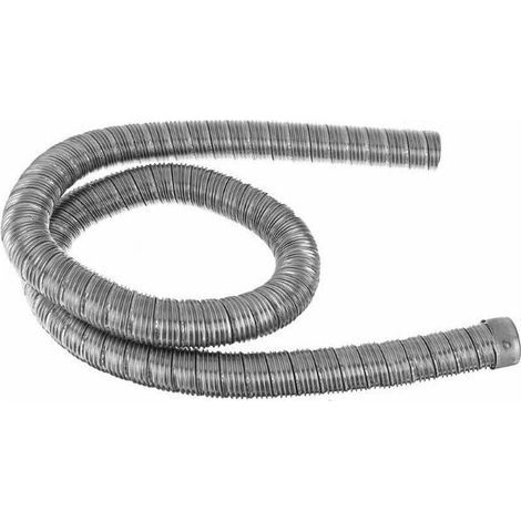 Tubo de escape de aire diésel de acero inoxidable de 100 cm y 22 mm con tapa para calefactor Eberspacher Webasto. (1/4)