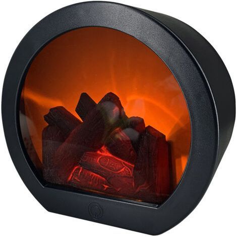Simulation Fireplace Light, Flameless Artificial LED Logs, Fire Effect Lights(Battery+USB Cable) (1/5)