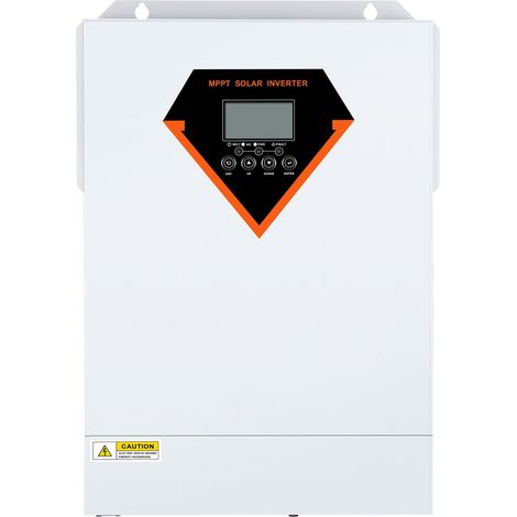Onduleur Hybride Solaire 5500W, Pur Sinus, Chargeur 230V AC, Contrôleur MPPT 100A Intégré, Charge Mixte Solaire/Réseau (1/5)