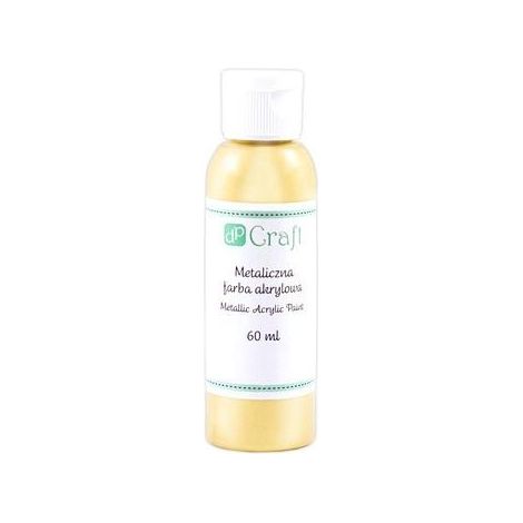 Vernice acrilica metallizzata oro 60 ml