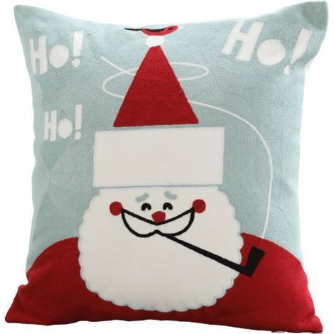 Aiperq Christmas Snowman Girl Christmas Stocking Throw Pillow Cover, 18 x 18 Inch Winter Cushion Cover Decoration for Sofa Set of 3 (1/5)