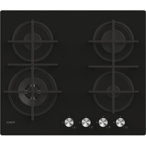 Candy CDIV6GBFE4WB Negro Integrado 60 cm Encimera de gas 4 zona(s)