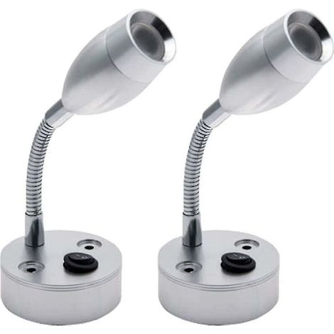 Spot d'intérieur Led Liseuse Yacht Led Lampe de Bureau Spotlight (2pcs) (1/5)