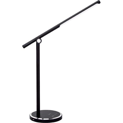 Lampada LED da Scrivania 8W 3000/6000K Nero AIGOSTAR - Uscita USB (1/5)